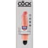 King Cock  7" Vibrating Stiffy - Flesh