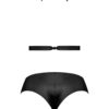 Lust Juno Top W-velcro Choker Neck & Mini Short Black  S-m - Image 5
