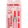 Luv Inc. Lipstick Vibrator W-4 Heads - Light Pink
