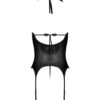 Lust Madame Corset W-metal Garters & G-string Black S-m - Image 4