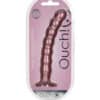 Shots Ouch 8" Beaded G-spot Dildo - Rose Gold
