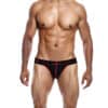 Male Basics Neon Jockstrap Red Xl - Image 4