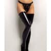 Fetish Vinyl Thigh Highs  Black Lg