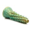 Creature Cocks Stegosaurus Spiky Reptile Silicone Dildo - Teal-gold - Image 2