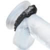 Creature Cocks Caiman Silicone Cock Ring - Black - Image 3