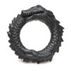 Creature Cocks Caiman Silicone Cock Ring - Black - Image 4