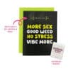 More Sex Greeting Card w-Matchbook - Image 2