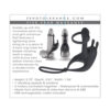 Zero Tolerance Saddle Up Cock & Ball Vibrator - Black - Image 3