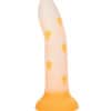 Glow Stick Mushroom Suction Cup Glow-in-the-Dark Dildo - Orange - Image 4