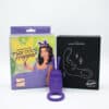 Natalie's Toy Box The Cock Hopper Cock Ring & Bullet Vibrator - Purple - Image 2