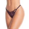 Lace and Mesh Baby Doll w-Thong - Mulberry MD - Image 3