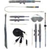Shots Ouch! Paris Collection Bondage Kit w-Bag - Gray