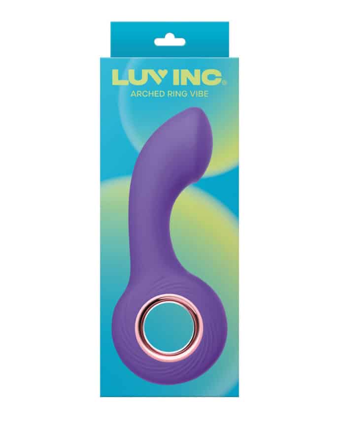 Luv Inc. Arched Ring Vibrator - Purple - Image 3