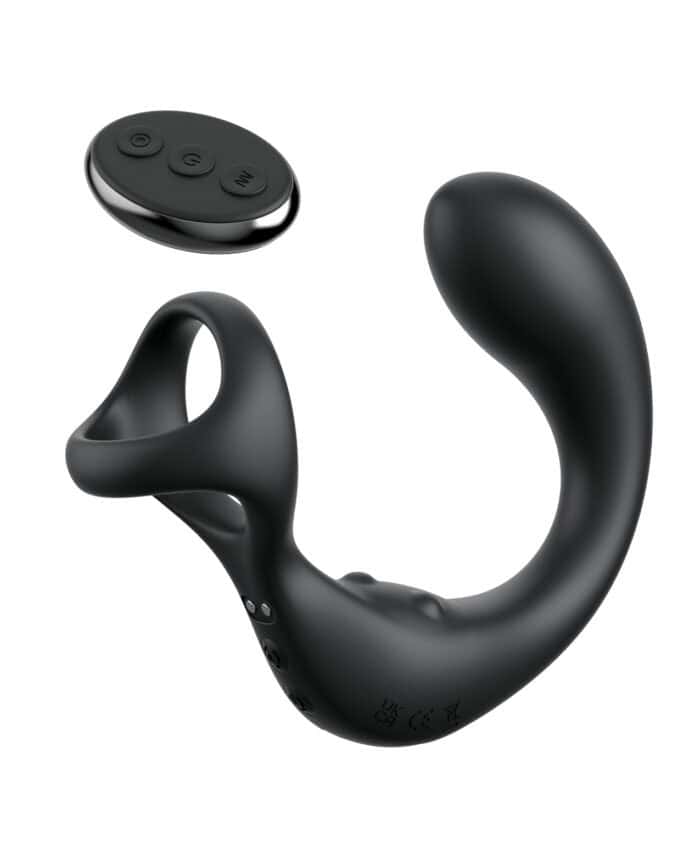 Anal Fantasy Elite Ass-Gasm Taint-Alizer P-Spot Vibrator - Black - Image 2