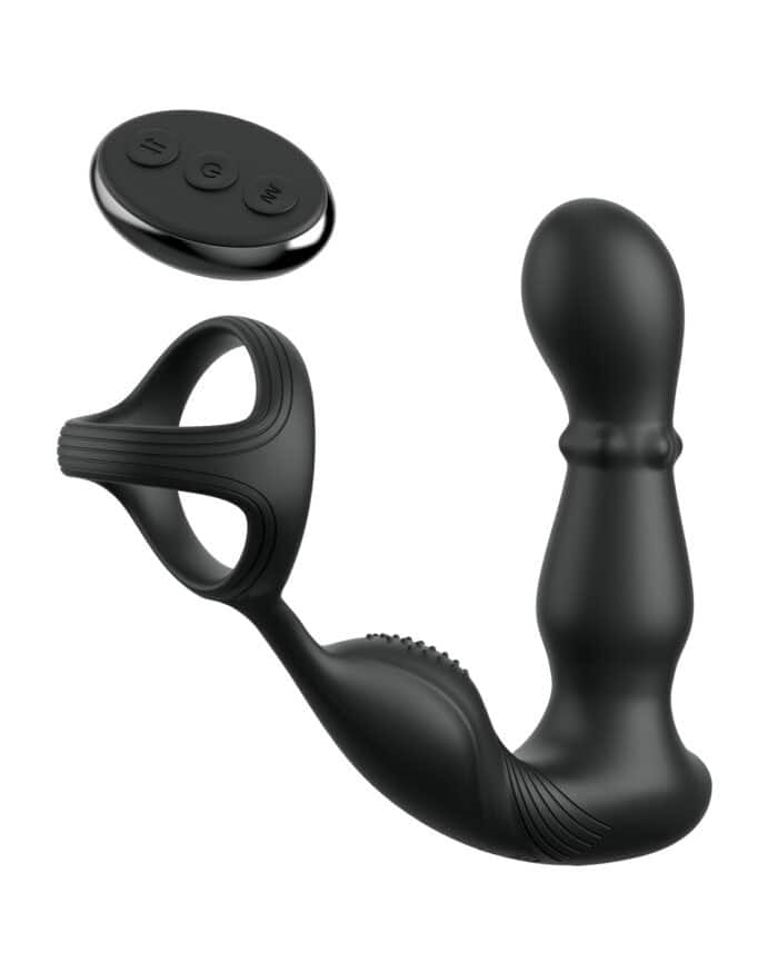 Anal Fantasy Elite Ass-Gasm Slide & Glide P-Spot Stimulator - Black - Image 2