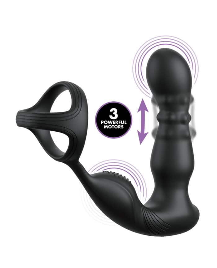 Anal Fantasy Elite Ass-Gasm Slide & Glide P-Spot Stimulator - Black - Image 5