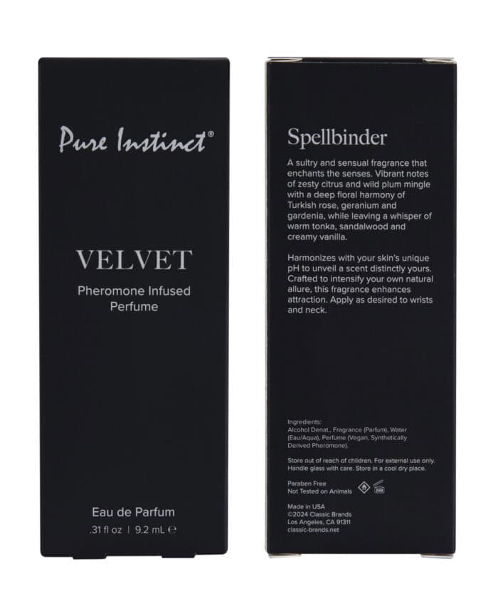 Pure Instinct Pheromone Perfume Velvet - 9.2 ml Spray - Image 3