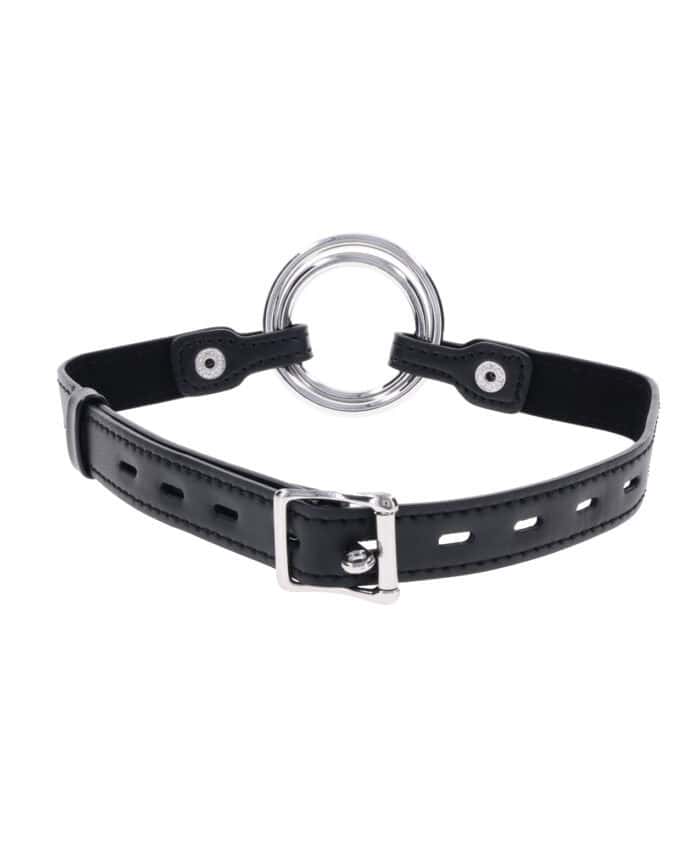 Edge Interchangeable Ring Gag - Black - Image 2