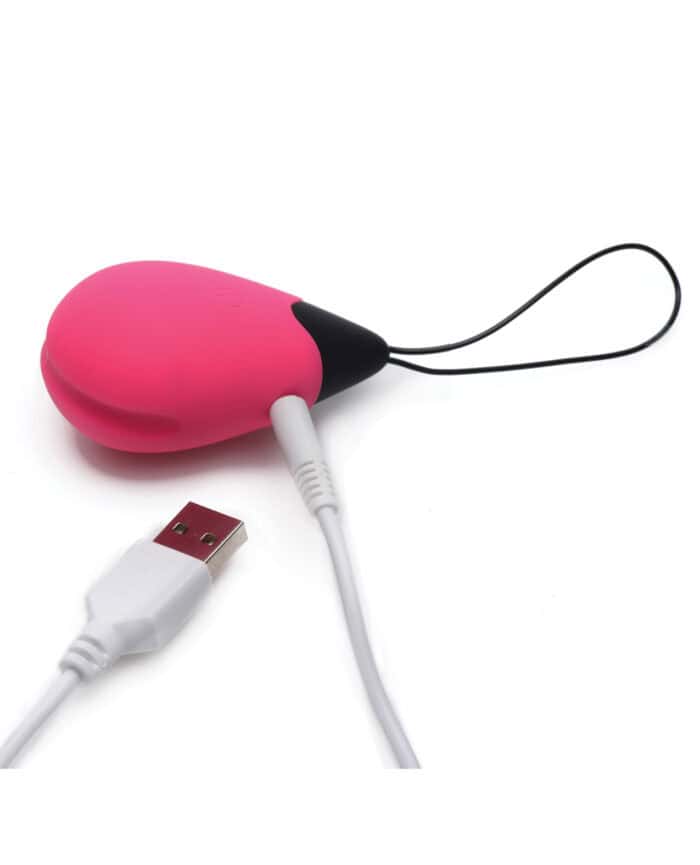 Bang! 10X Silicone Vibrating Egg - Pink - Image 2