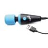 Bang! 10X Vibrating Mini Silicone Wand - Blue - Image 3
