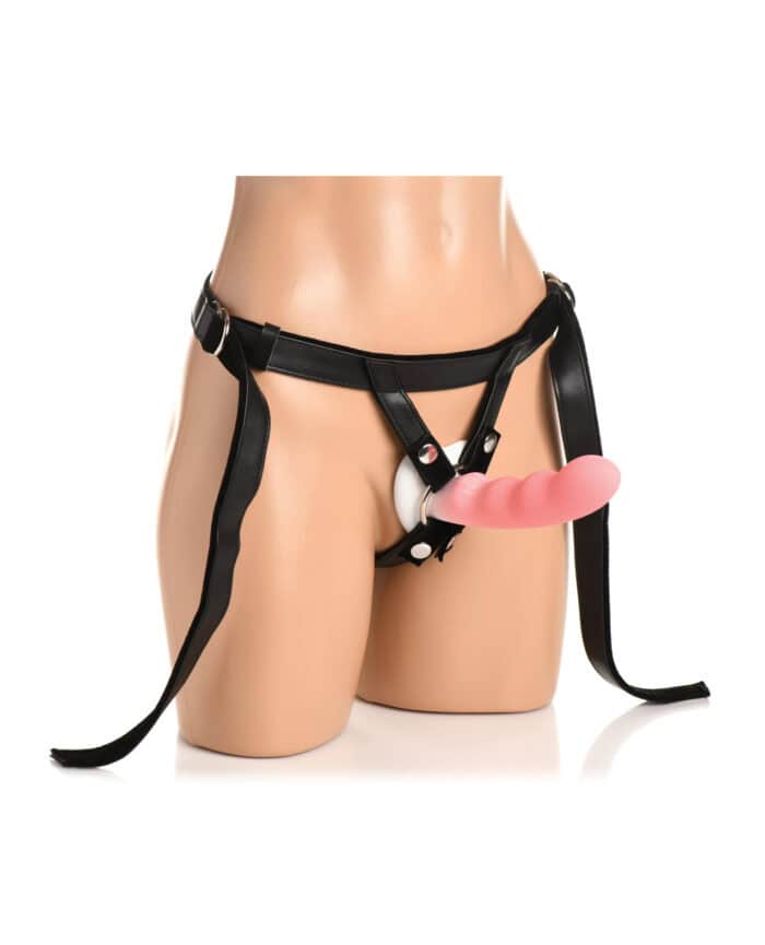 Bedroom Bliss Velvet Kiss Strap-On Harness - Image 2