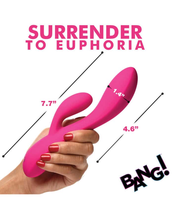 Bang! 10X Flexible Silicone Rabbit - Pink - Image 2