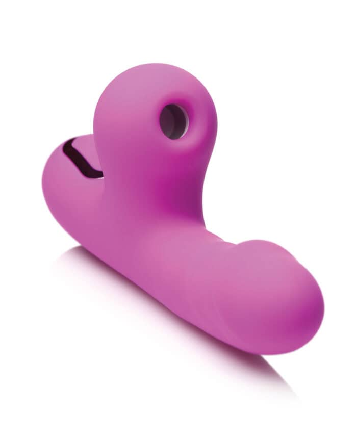 Bang! Mini Suction Rabbit Vibrator - Purple - Image 4