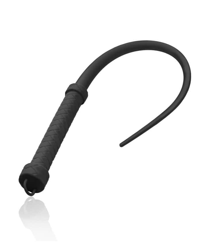 Master Series Viper Tail Silicone Whip - Black