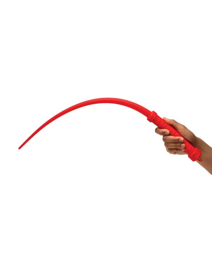 Master Series Viper Tail Silicone Whip - Red - Image 3