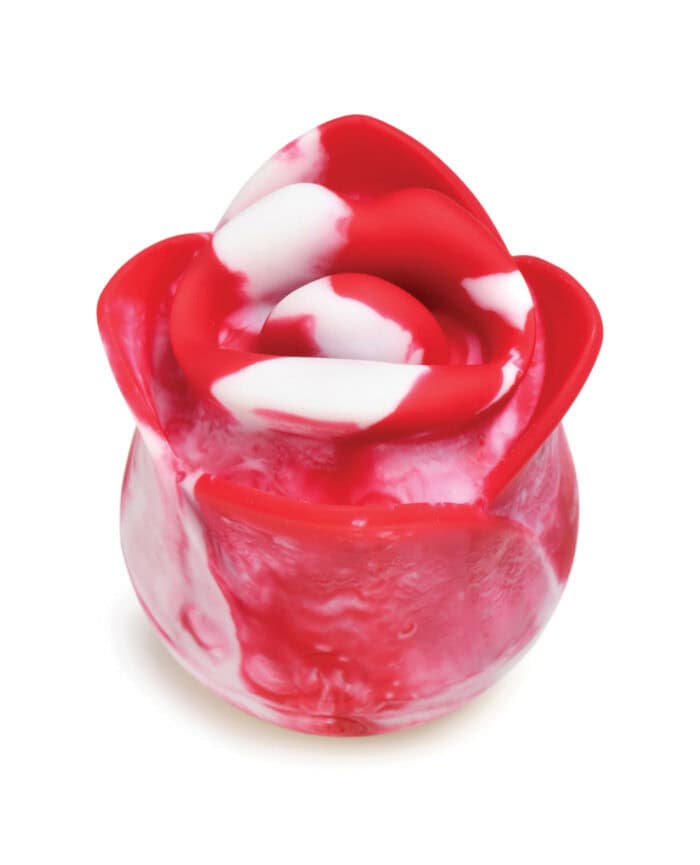 Lickgasm Sweet Kiss Kissing & Vibrating Clitoral Stimulator - Swirl - Image 3