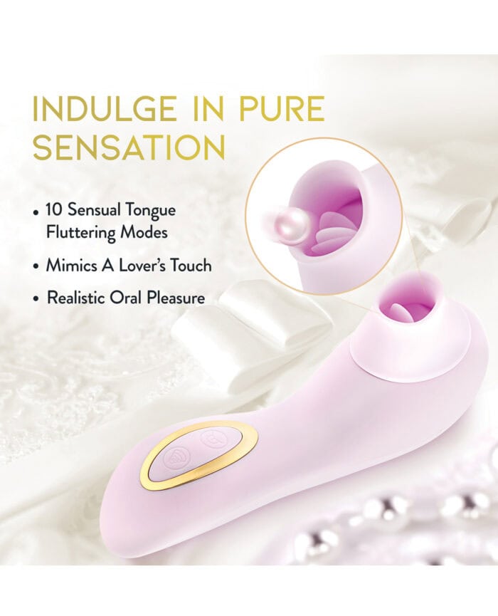 Blush Delice Fleur Suction Vibe - Barely Purple - Image 5