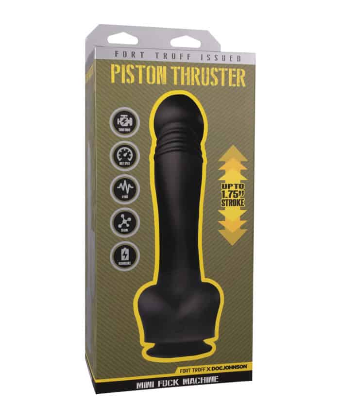 Fort Troff Piston Thruster Mini Fuck Machine w-Remote - Black