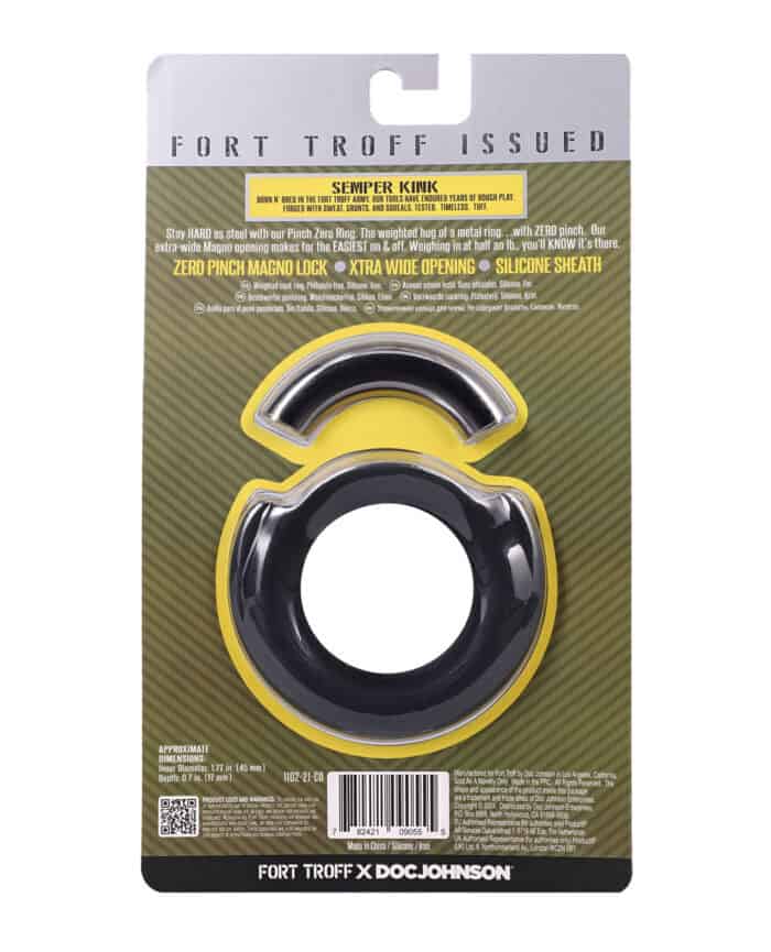 Fort Troff Pinch Zero Cock Ring - Black - Image 5