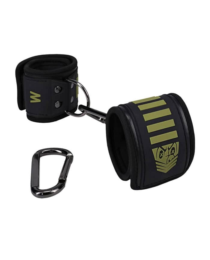 Fort Troff Tactical Wrist Cuffs - Black-Green - Image 2