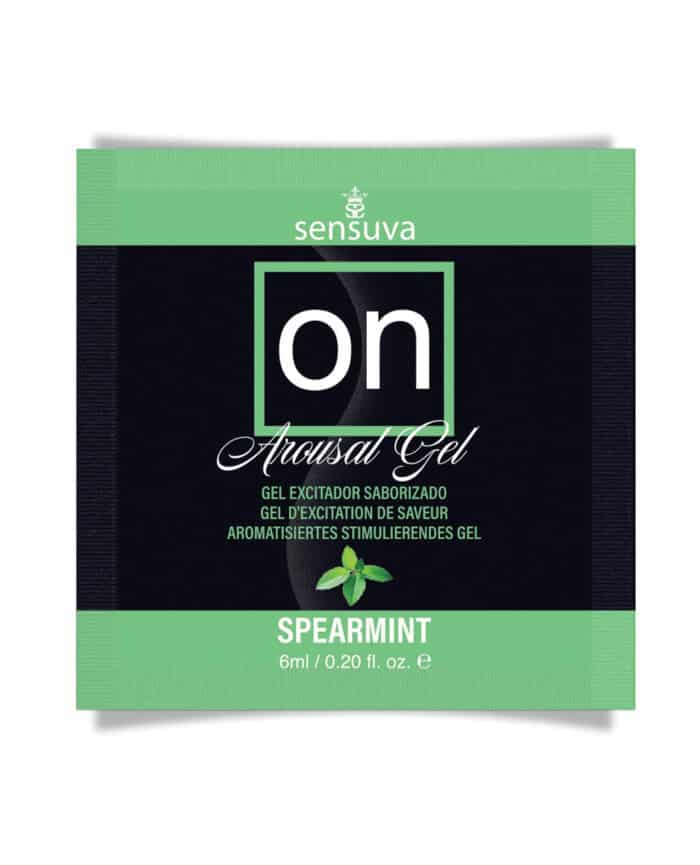 ON For Her Arousal Gel Single Use Packet - 6 ml Spearmint - Image 2