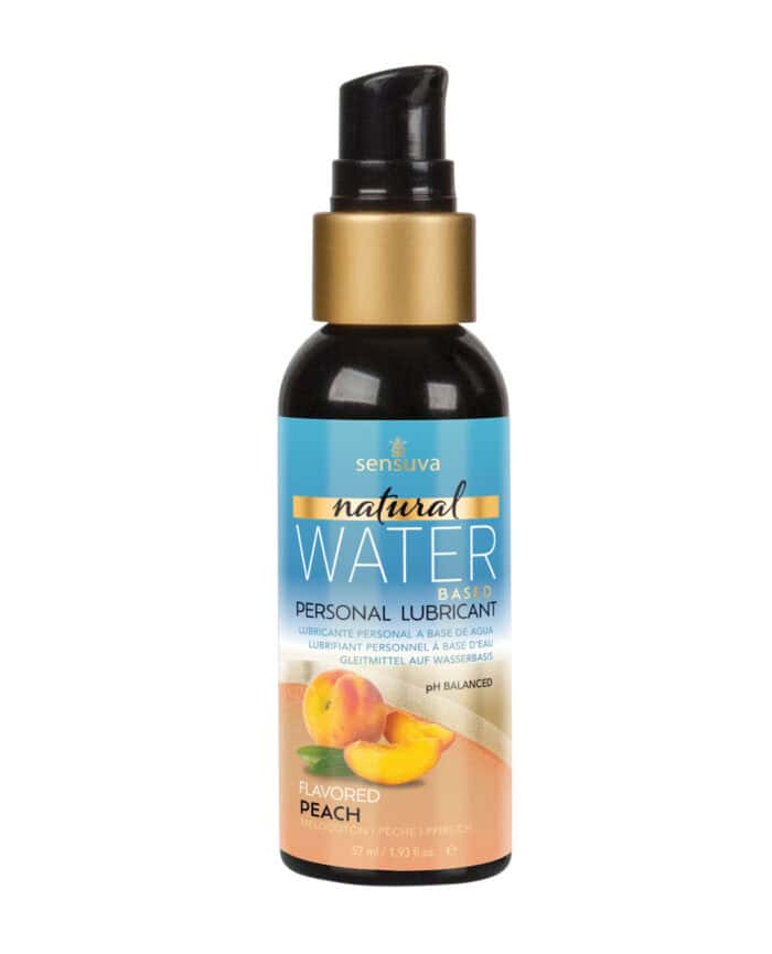 Sensuva Natural Water Based Personal Moisturizer - 2 oz Peach - Image 2