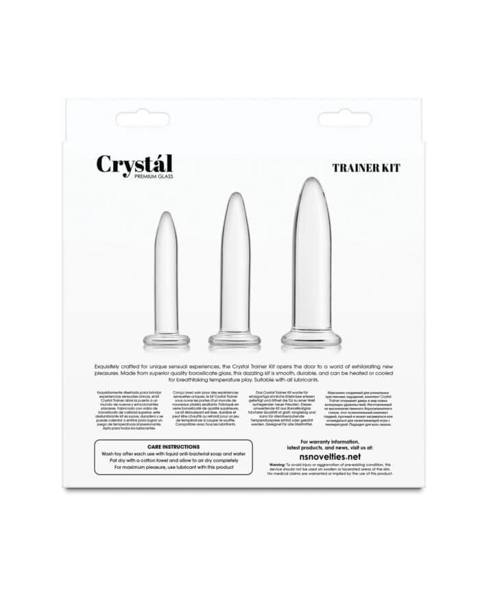 Crystal Anal Trainer Kit - Clear  3 pc Set - Image 3