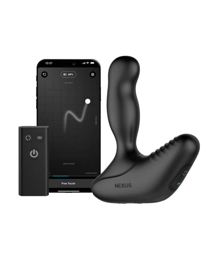 Nexus Revo Stealth App Enabled Rotating & Vibrating Prostate Massager - Black - Image 2