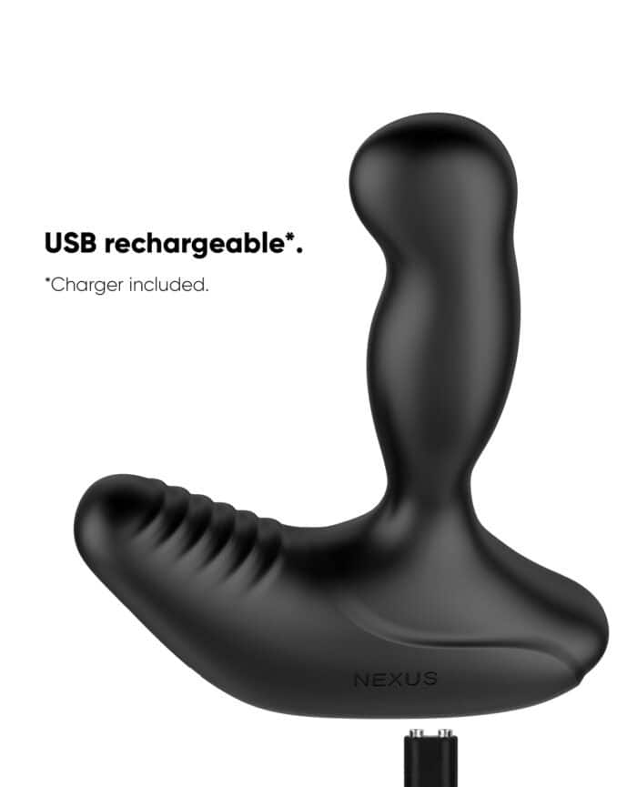 Nexus Revo Stealth App Enabled Rotating & Vibrating Prostate Massager - Black - Image 4