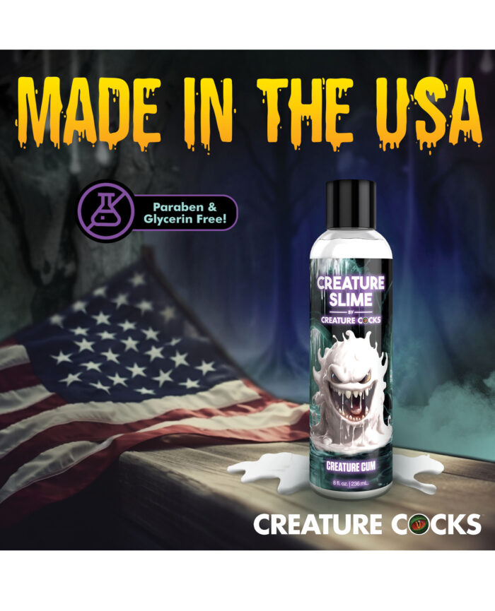 Creature Cocks - Creature Slime Creature Cum Unscented Jizz Lubricant 8oz - Image 2