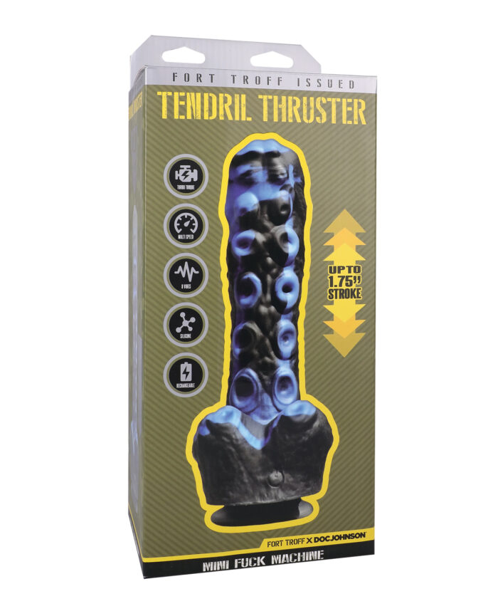 Fort Troff Tendril Thruster Mini Fuck Machine w-Remote - Blue