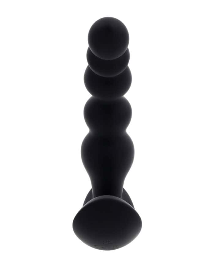 Evolved Bead Me Up Curved Anal Vibrator w-Remote Control - Black - Image 2