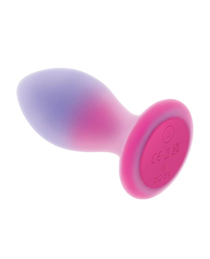 Evolved Paradise Plug Butt Plug w-Remote Control - Pink-Purple - Image 3