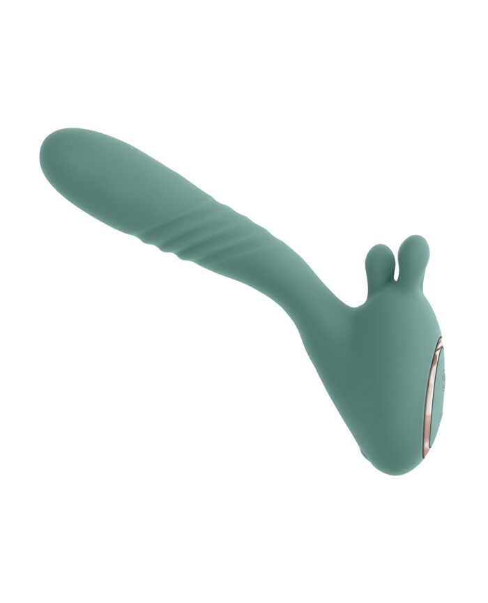 Evolved Thrust into Ecstasy Thrusting Rabbit Vibrator - Mint - Image 3