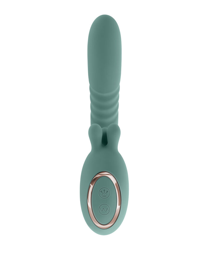 Evolved Thrust into Ecstasy Thrusting Rabbit Vibrator - Mint - Image 5