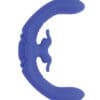 Evolved Lovebirds Curved Dual-Ended Rabbit Vibe w-Remote Control - Blue - Image 4