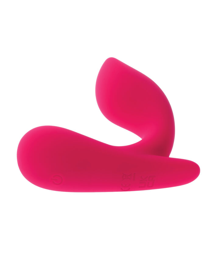 Gender X All About the Bass Curved Stimulator w-Remote Control - Pink - Image 4