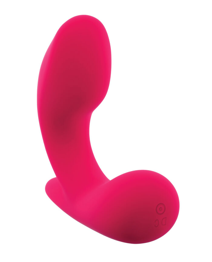 Gender X All About the Bass Curved Stimulator w-Remote Control - Pink - Image 5