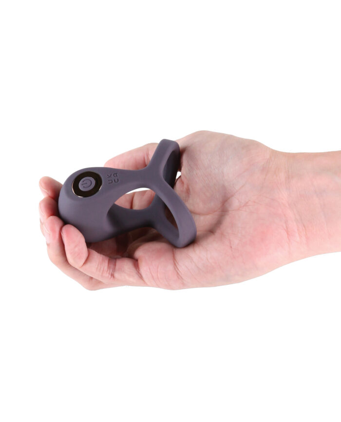 Renegade Valiant Vibrating Cock Ring - Gray - Image 2