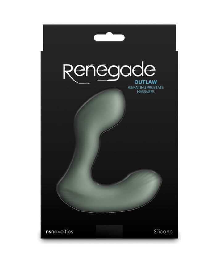 Renegade Outlaw Vibrating Prostate Massager - Sage - Image 3